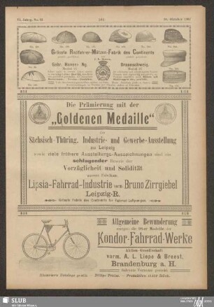 Sächsische Radfahrer-Bundes-Zeitung : amtliche Zeitung des Sächsischen Radfahrer-Bundes