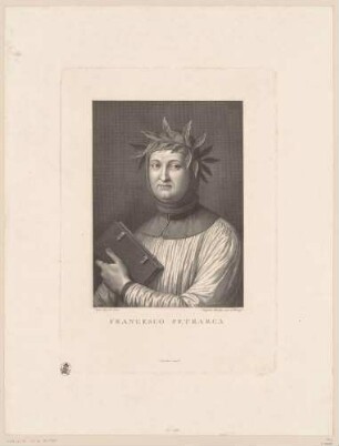 Bildnis Petrarca, Francesco (1304-1374), Dichter, Philosoph