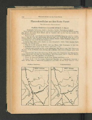 Pflanzenkundliches aus dem Kreise Husum