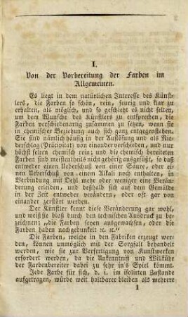 Ueber Kenntniss und Behandlung der Oehl-Farben : eine zeitgemäße Schrift für Künstler und Kunstfreunde