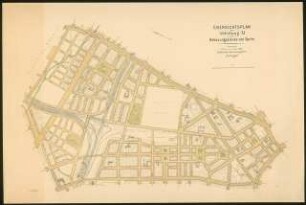 Bebauungsplan von Berlin: Übersichtsplan 1:4000