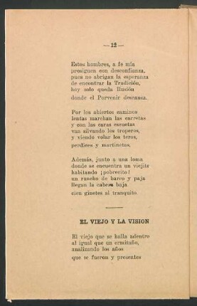 El viejo y la visión