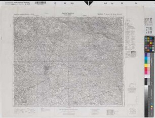 Deutsches Reich Karte des Deutschen Reiches (Großblätter) Deutsche Heereskarte Nr. 71 Münster - Iburg - Warendorf 1943 1 : 100 000 55 x 68 Druck Benkhausen