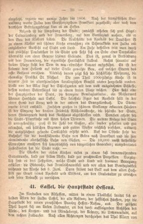 41. Cassel, die Hauptstadt Hessens.