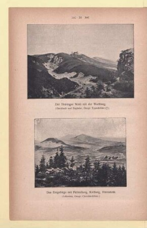 Das Erzgebirge mit Fichtelberg, Keilberg, Bärenstein
