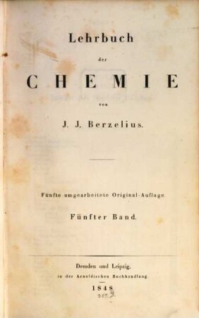 Lehrbuch der Chemie, 5