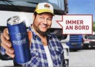 Werbung für Rücksicht im Straßenverkehr