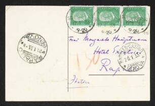 Brief von Hans von Hülsen an Margarete Hauptmann