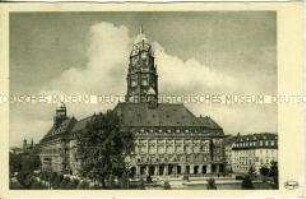 Das Neue Rathaus in Dresden