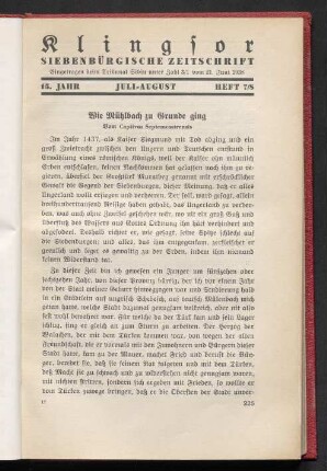 Heft 7-8 (Juli und August)