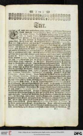 [Beschreibung der fuernehmsten Ort in dem Ertz-Stifft und Chur-Fuerstenthumb Trier]