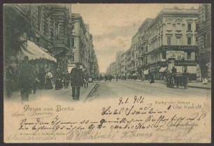 Ansichtskarte Markgrafenstraße, Ecke Kochstraße