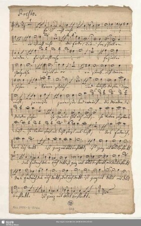 [Alto; nur Schlusschor]