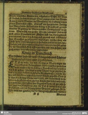 König in Franckreich