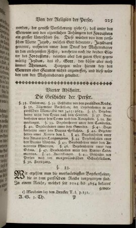 Vierter Abschnitt. Die Geschichte der Perser