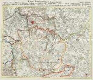 Grand Atlas . Bl. 13 (Bremen, Oldenburg, Delmenhorst, Schauenburg) : Contenant une Partie des Duchés de Bremen, et Verden, les Comtés de Hoya, et de Diepholtz, une Partie du Duché d'Oldenbourg, et Delmenhorst, de l'Eveché d'Osnabruk, des Principautés de Minden, et de Calenberg, du Comté de Schauenbourg et et