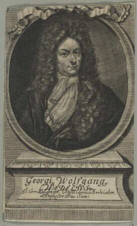 Bildnis des Georgius Wolfgangus Wedelius