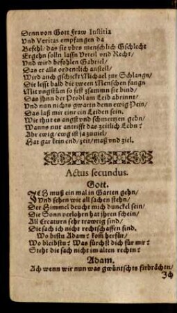 Actus secundus.