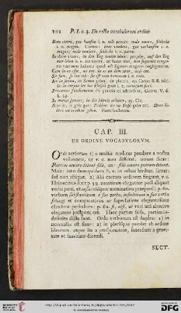 Cap. III: De ordine vocabvlorvm
