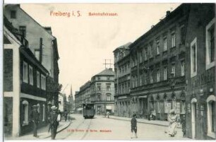 Freiberg. Bahnhofsstraße