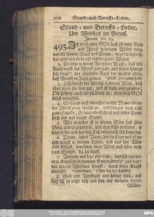 [36.] Stand- und Beruffs-Lieder.