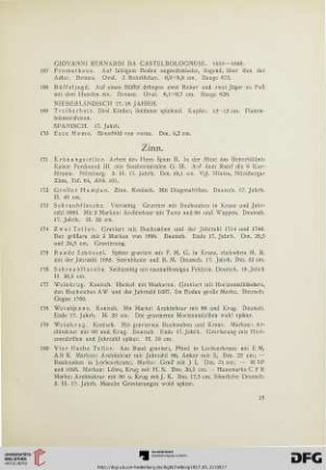 Zinn (Nr. 171-211)