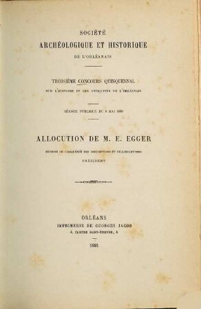 Concours quinquennal. 3. 1880
