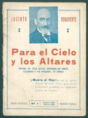 [Fotografía de Jacinto Benavente]
