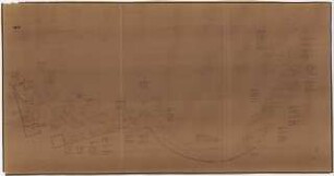 Bundesgartenschau 1955, Kassel: Pflanzplan, Karlswiese westlicher Teil, Frühjahrsbepflanzung, 1:200