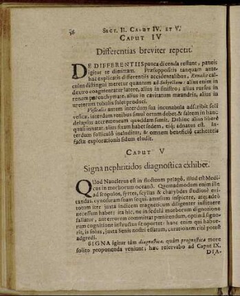 Caput V Signa nephritidos diagnostica exhibet.