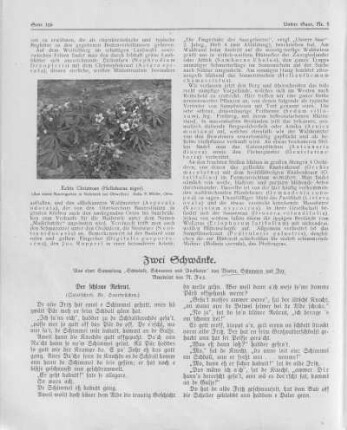 Zwei Schwänke.