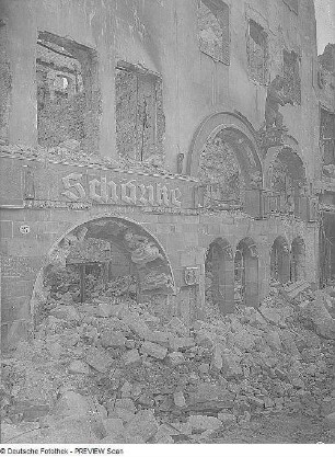 Dresden. Ruine der Bärenschänke