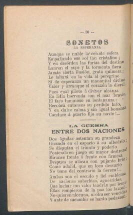 La guerra entre dos naciones