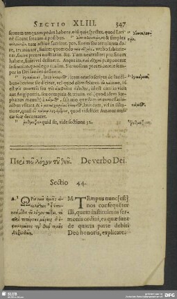 Peri tou Theiou logou. De Verbo Dei