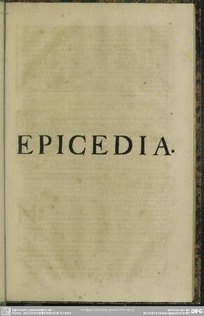 Epicedia