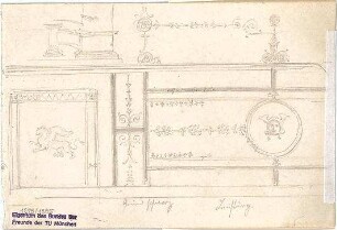 Walther, Conradin; u. a. Deutschland; Italien; Sammlung Conradin Walther: Band IV, Nr. 302 - 343 (fol. 269 - 313) - Dekoration (Detail)