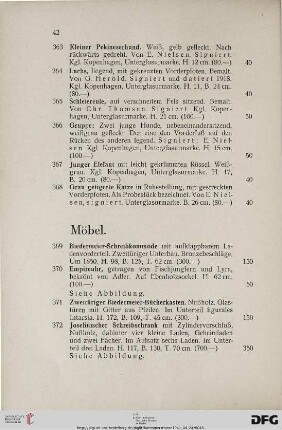 -44 Möbel (Nr. 369-390)