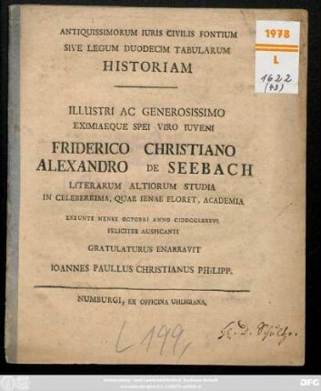 Antiquissimorum Iuris Civilis Fontium Sive legum Duodecim Tabularum Historiam