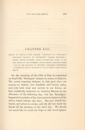Chapter XIII. Return to Batavia ...