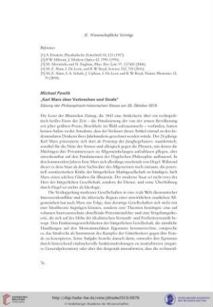 Karl Marx über Verbrechen und Strafe