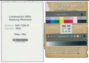 Entnazifizierung Otto Wien , geb. 26.03.1906 (Angestellter)