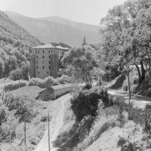 Das Kloster des heiligen Iwan von Rila, ein orthodoxes Kloster im Rila-Gebirge im südwestlichen Bulgarien