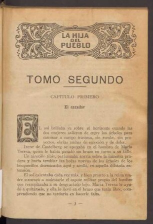 Capítulo primero - El cazador