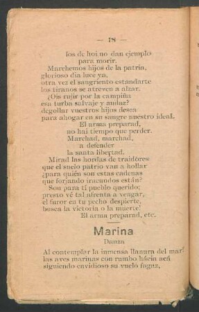 Marina : Danza