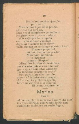 Marina : Danza