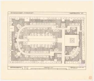 Stadtfriedhof Engesohde, Hannover: Belegungsplan, Grundriss 1:200