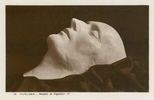 Postkarte 'Totenmaske Napoleon'