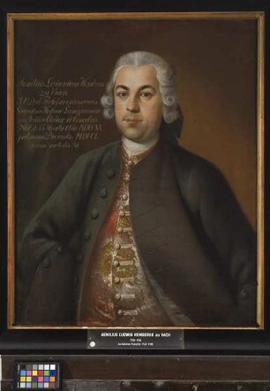 Bildnis des Emil Ludwig Hombergk zu Vach, 1743-1780 Professor der Rechte in Marburg (1720-1783)