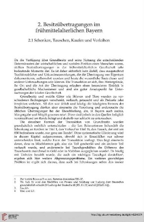 2.1 Schenken, Tauschen, Kaufen und Verleihen