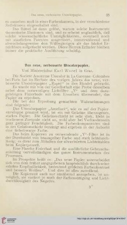 Das neue, verbesserte Utocolorpapier